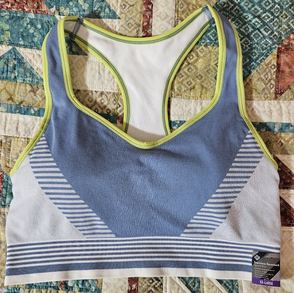 MEMBERS MARK Seamless RacerBack Sports Bra XXL NWT - Picture 1 of 3